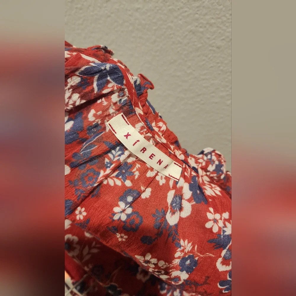 XiRENA Red Floral Midi Dress - Picture 3 of 3